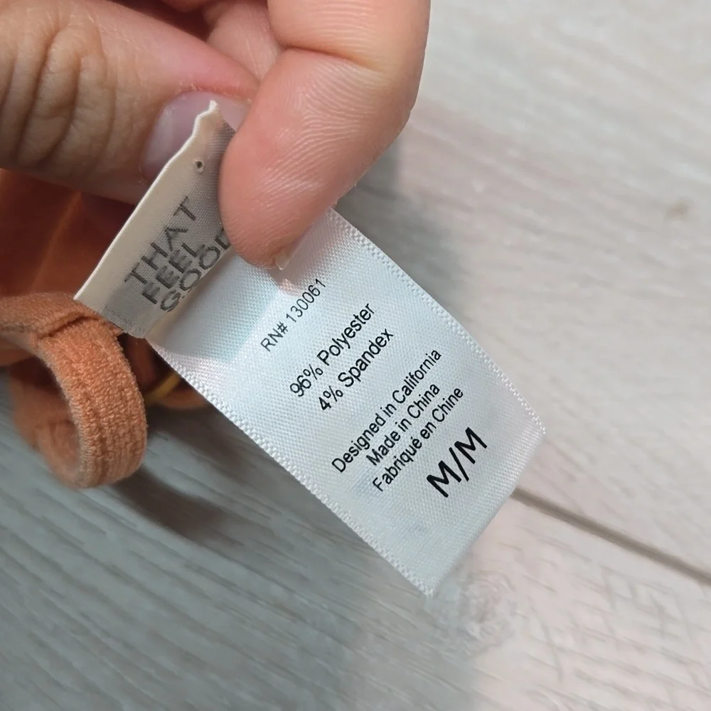 NWOT L Space Women Anthropologie Brittany Top Bra Swim sz M